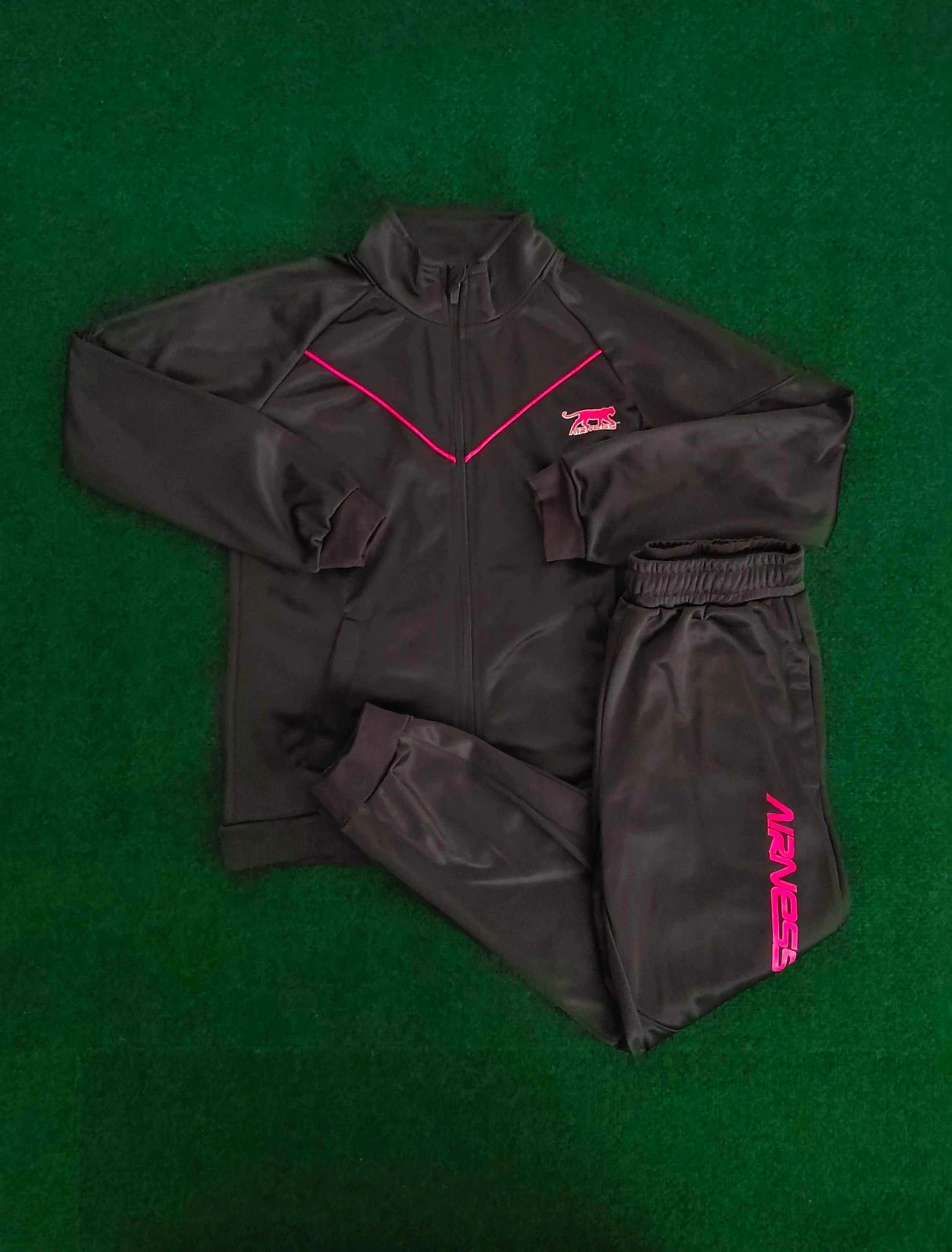 Ensemble Airness Noir et Rose - Taille 12ans